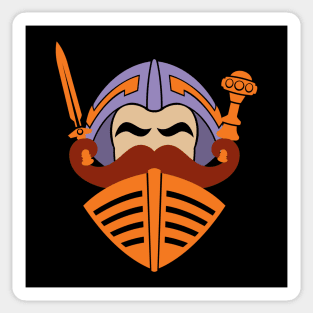 Moustache at Arms Sticker